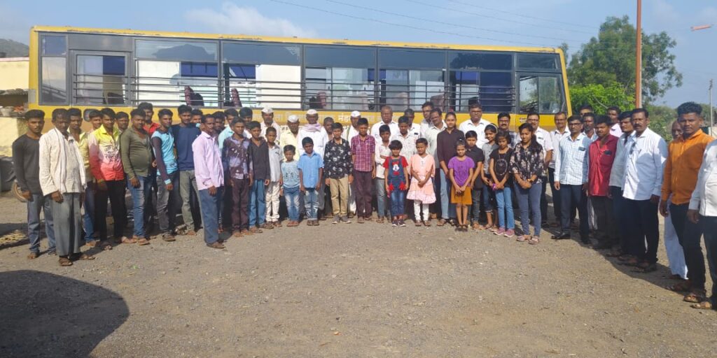 Free School bus for tribal students in rural india 2024